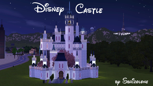 Sims 3 — Disney Castle by sbrizolone — Done by request. After the romantic castle of Belle and the Prince, I brought to