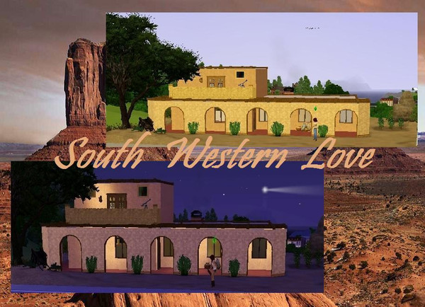 Sims 3 — South Western Love by Fastfairy — This beautiful South Western Adobe home is picture perfect with it's desert
