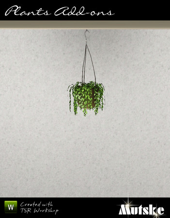 Sims 3 — Hanging String of pearls by Mutske — 1 Recolorable part. 4 Variations. Made by Mutske@TSR. TSRAA.
