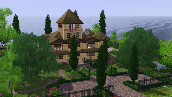 Sims 3 — Tullamore - 3br, 3ba by Flexina — A familyhome with kitchen, dining, office, familyroom, gameroom and more.
