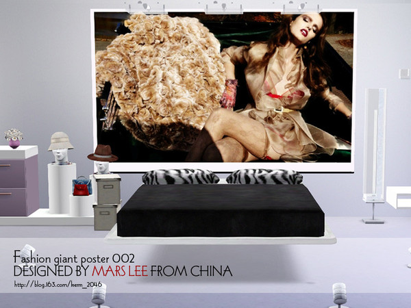 Sims 3 — Fashion giant poster 002 by mars lee by kerm_2046 — fashion001