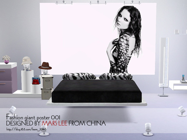 Sims 3 — Fashion giant poster 001 by mars lee by kerm_2046 — fashion002