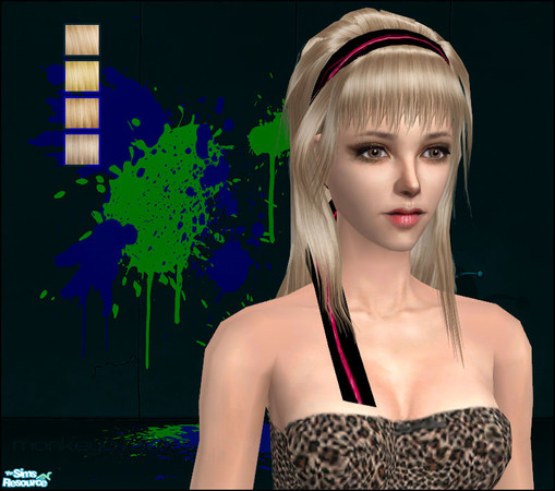 Sims 2 — Hair Recolour 01 by monkey6758 — 