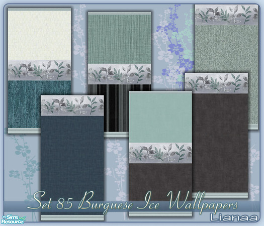 Sims 2 — Set 85 Burguese Ice Wallpapers by Lianaa — Set 85 Burguese Ice Wallpapers