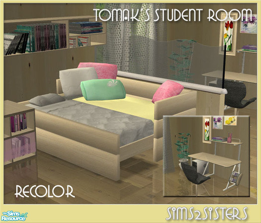 Sims 2 — S2S Tomak room recolor - Set by sims2sisters — 