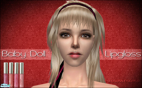 Sims 2 — Baby Doll - Lipgloss by monkey6758 — 