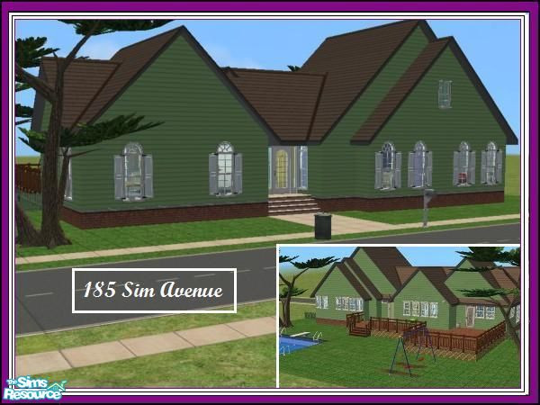 Sims 2 — Sim Avenue by missy_sceeter — SimTested/SimApproved. Very playable Sim home; is compatible for those who have