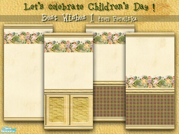 Sims 2 — LCCD - Best Wishes 1 by perelinka — Let's celebrate Children's Day! Best Wishes 1 Set If you want something new