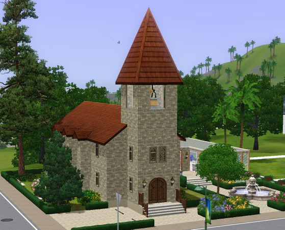 Sims 3 — Weddingchapel and partycentre Parkview by Sandun — Planning your wedding? Contact Parkview for the perfect