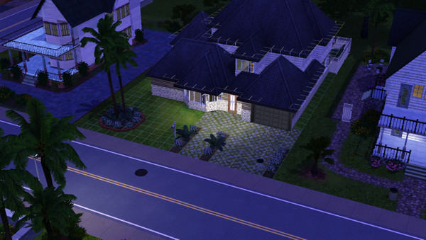 Sims 3 — Beach Bungalow by JGazay — Cozy and livable. This 2 bedroom 3 bathroom home is located across the street from