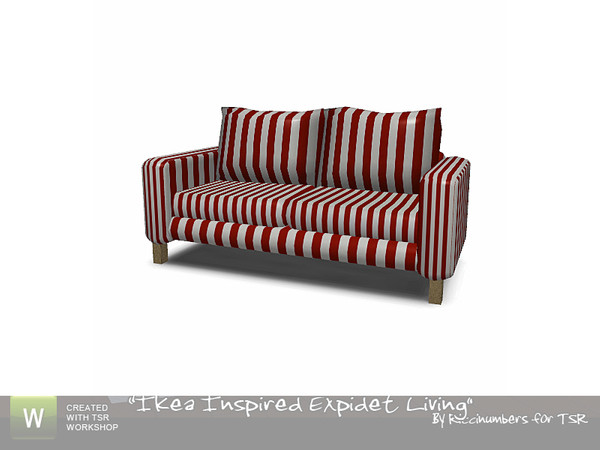 Sims 3 — Ikea Inspired Expidet Living Sofa by TheNumbersWoman — Inspired by Ikea, made for you By RicciNumbers at TSR.