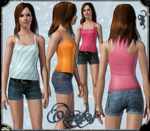 Sims 3 — Olimpos-1 by hasel — 2 recolorablae palets.. 3 textures.. Enjoy..