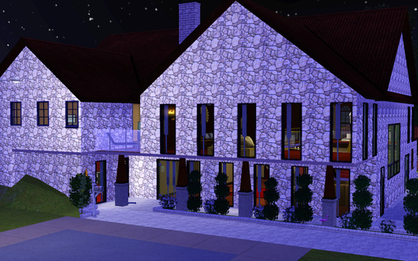 Sims 3 — The Vinyard by Phathum6900 — The Vinyard. In this wonderful house there are 2 bedrooms, 3 bathrooms (one of