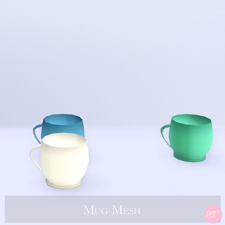 Sims 3 — Mug Mesh by DOT — Parka Mug Mesh by DOT of The Sims Resource