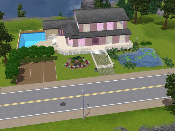 Sims 3 — Barbie Land by confused_claire — 3 Bed, 3 bathroom pink house! Ideal for family's with a gorgeous enclosed
