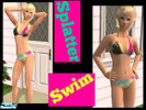 Sims 2 — Splatter Bikini by omgitzlauren — Splatter bikini