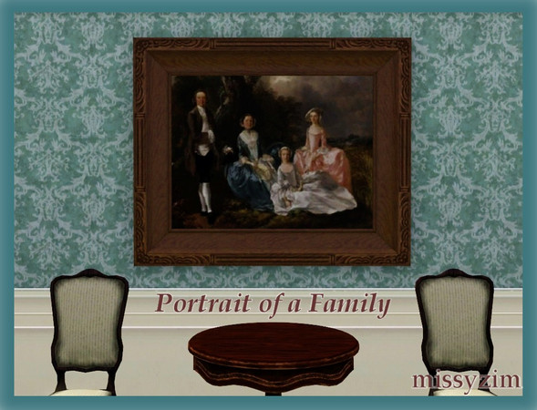 Sims 3 — Portrait of a Family by missyzim — A collection of family portraits from the late Georgian/Regency era. This is