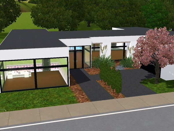 Sims 3 — Leo Lane by skagrl7250 — 3 bedrooms, 3 bathrooms, living room, family room, office, garage, pool.