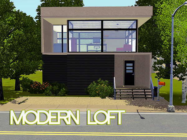 Sims 3 — Modern Loft by bunnshee — 