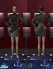 Sims 2 — newspaper dress by Haziem — A dress that has a 3D newspaper effect.