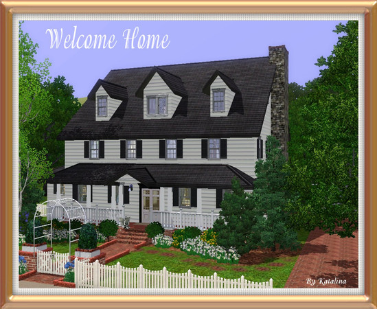 Sims 3 — Welcome Home by katalina — Welcome Home is a spacious traditional colonial home and made it specifically for