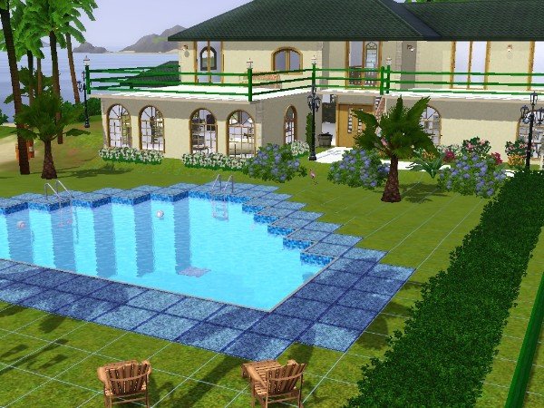 Sims 3 — 3  Sea Front Road by drib_ydal — Modern 2 bedroomed Villa with possibility of having upto 4 bedrooms. Comprising
