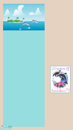 Sims 2 — Dolphin Island in Summer Sky - Dolphin Island Summer Sky (a) Hb75@tsr $1 by hiedibear75 — Dolphins frolic in the