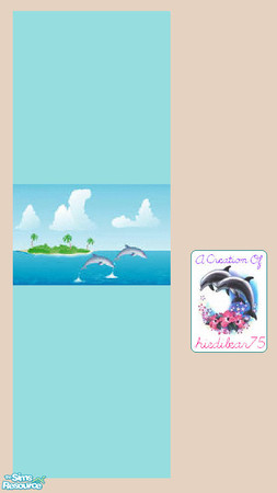 Sims 2 — Dolphin Island in Summer Sky - Dophin Island Summer Sky (b) Hb75@tsr $1 by hiedibear75 — Dolphins frolic in the