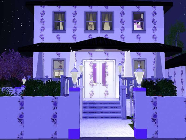 Sims 3 — Petite Purple Rose-House by wendy74pearl — For Sale! 1 Bedroom, 1 Bathroom, Kitchen/Dinette/Lounge, Spacious
