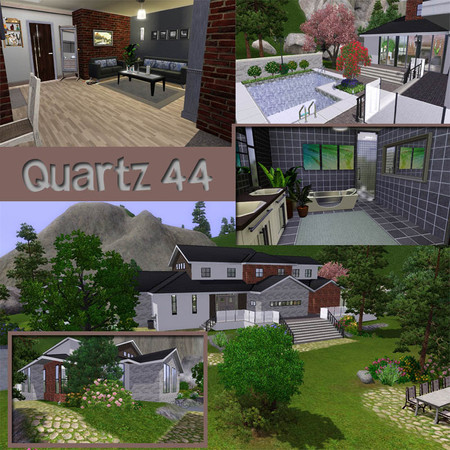 Sims 3 — Quartz 44 by flying — This house is perfect for your sims who wants to live by the nature or just relaxing from