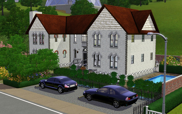 Sims 3 — Aldermans Mansion by cadiva — Grandeur on a smaller scale, this Mansion House used to be home to the Aldermen