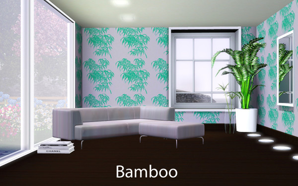 Sims 3 — Bamboo by TSR Archive — Pattern by Pralinesims for TSR