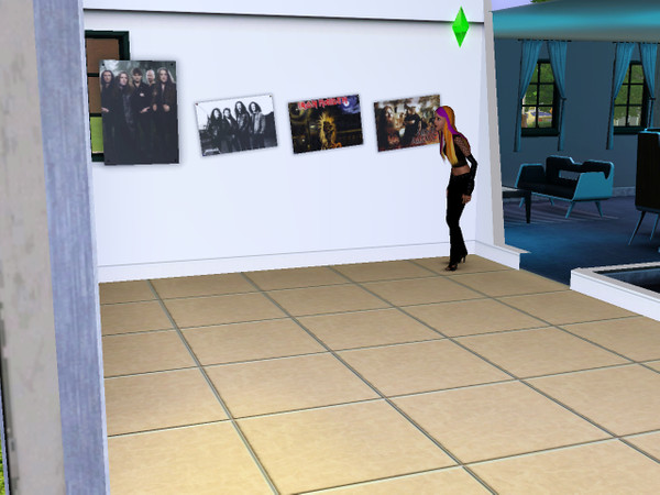 Sims 3 — metal posters by yayachan — a set of posters featuring metal bands: Rhapsody, Amon Amarth, Iron Maiden,