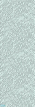 Sims 2 — Luxury Textured Vinyl Anaglypta - Bark Aqua by ziggy28 — Luxury Textured Vinyl Anaglypta set 1 Bark. Available