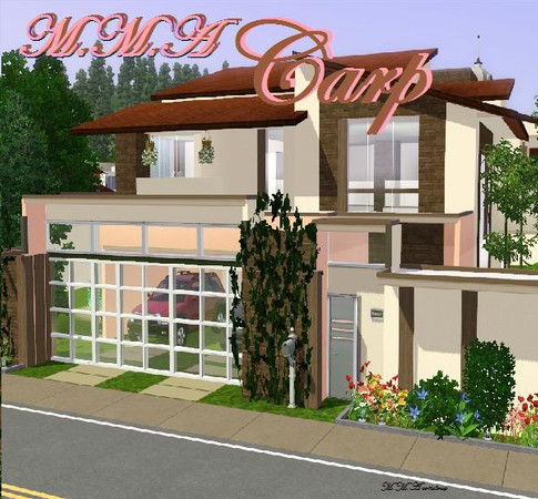 Sims 3 — M.M.A Carp by gggggggm — Num dos cart&otilde;es postais de Suset valey ,esta moradia permite contemplar a