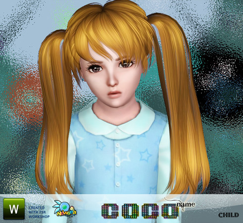 Sims 3 — Newsea Coco Child Hairstyle by newsea — This hairstyle by YU is for female. Works for child. All morph states