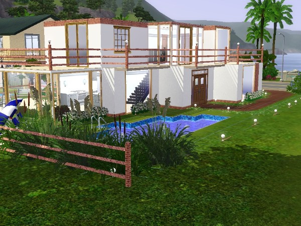 Sims 3 — 6  Sea Front Road by drib_ydal — A fully detached Villa situated just opposite the beach. Comes complete with 2