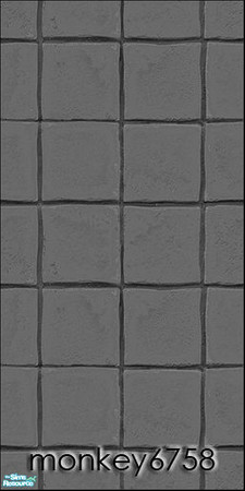 Sims 2 — Brick Wall 01-3 by monkey6758 — 