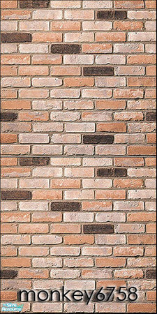 Sims 2 — Brick Wall 01-1 by monkey6758 — 