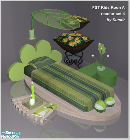 Sims 2 — FST Kids Room A - Recolor set 4 by Sunair — FST Kids Room A - Recolor set 4 (nature)