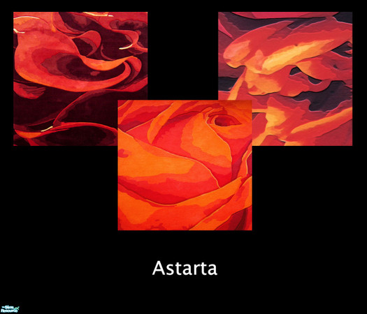 Sims 2 — Floral Rugs by Astarta — The motive on these rugs are flowers in close up.