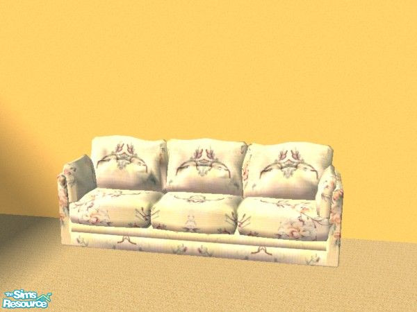 Sims 2 — Yellow Rose Durable Sofa by drewsoltesz — For your budget minded Sims..hmmm, it looks better in game than in