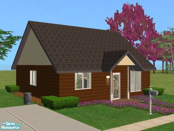Sims 2 — 4 Hearthstone Lane by davidh — The first home in my starter series. Simple styling, low prices-just what every