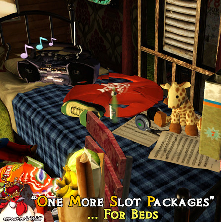 Sims 3 — One More Slot Package - Bed by Tiro22222 — I've always wanted to put objects on the beds like I could in the
