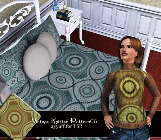 Sims 3 — Vintage Knitted Pattern06 by ayyuff — 