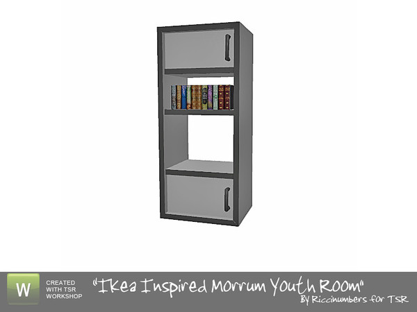 Sims 3 — Ikea Morrum Youth Room Bed Side Table by TheNumbersWoman — Deco Table thingo for the side of the bed. Use