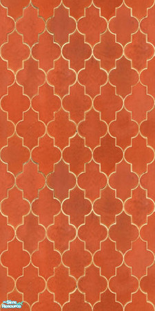 Sims 2 — Ornate Tile Set - Wall07 by ayyuff — 