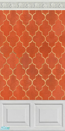 Sims 2 — Ornate Wall Set - Wall13 by ayyuff — 