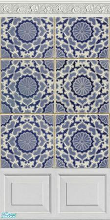 Sims 2 — Ornate Wall Set - Wall16 by ayyuff — 