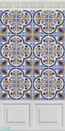 Sims 2 — Ornate Wall Set - Wall17 by ayyuff — 